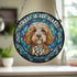 Cockapoo Memorial Stained Glass Effect Suncatcher